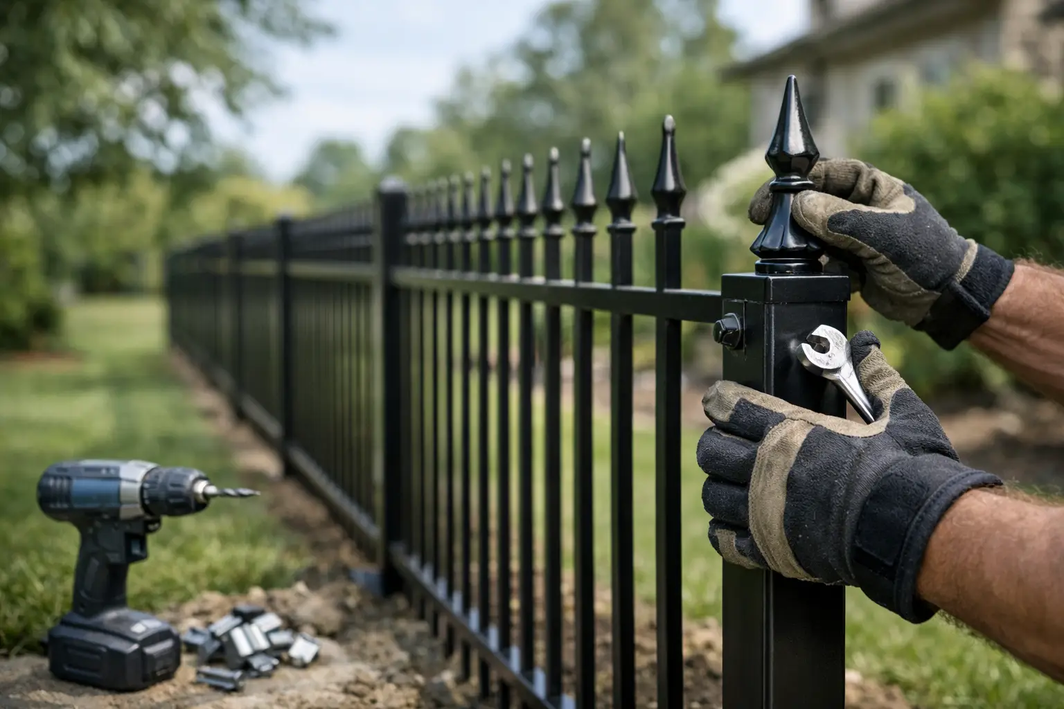Iron Fence Installation That Lasts
