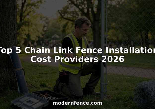 Top 5 Chain Link Fence Installation Cost Providers 2026