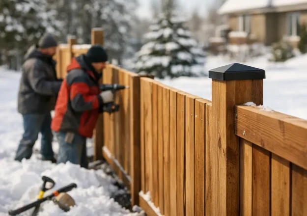 Can Fencing Be Installed in Winter? Yes, With Care