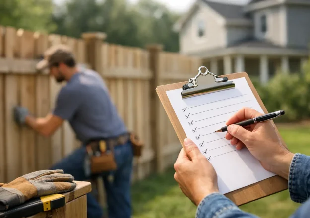 Residential Fence Contractor Checklist for Homeowners