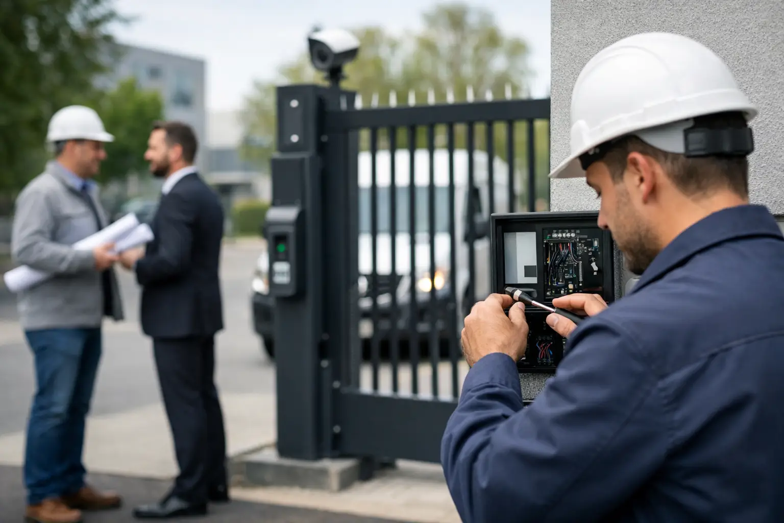 Who Installs Access Control Gates for Businesses?