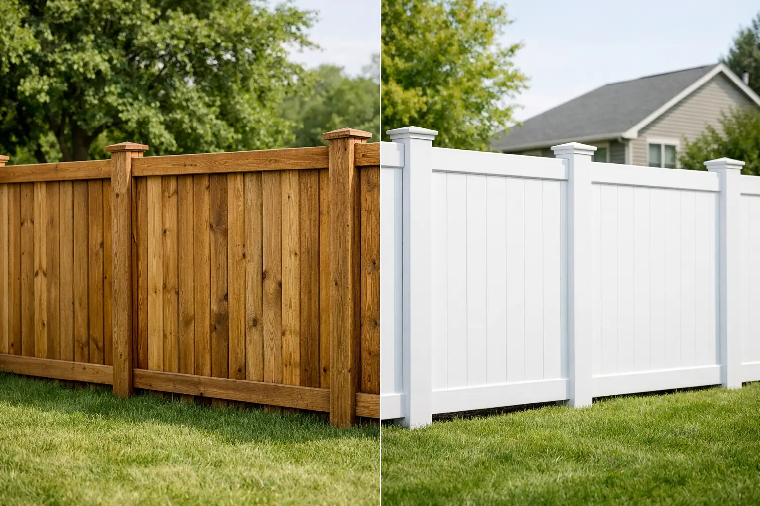 Wood vs Vinyl Fence: Which Fits Your Property?