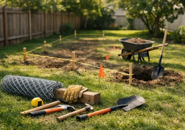 8 Steps to Prepare Yard for a Fence Project