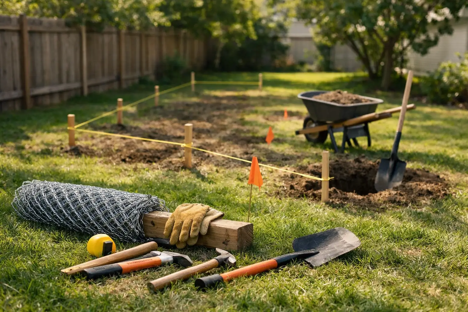 8 Steps to Prepare Yard for a Fence Project
