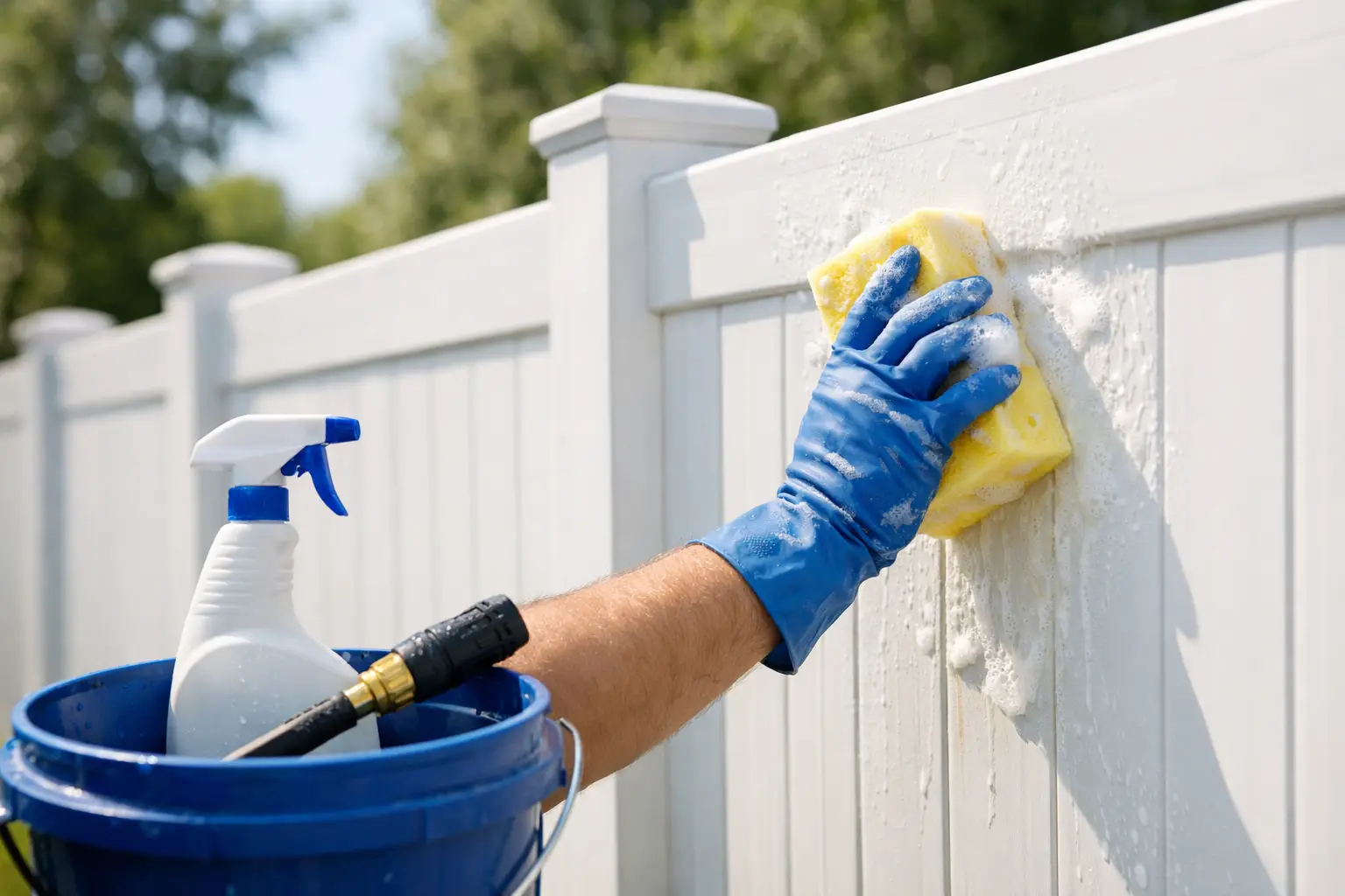 How to Clean Vinyl Fence Without Damaging It