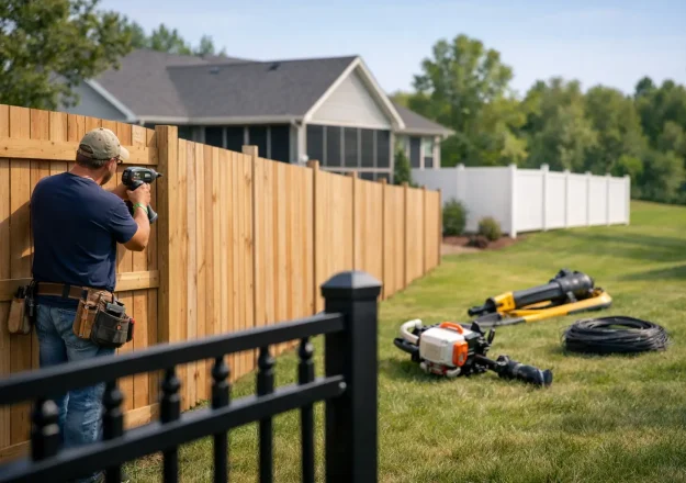 Residential Fence Installation Sebastian County