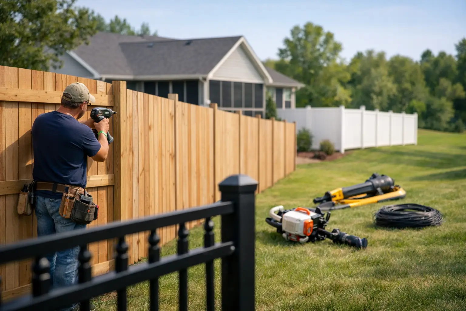 Residential Fence Installation Sebastian County