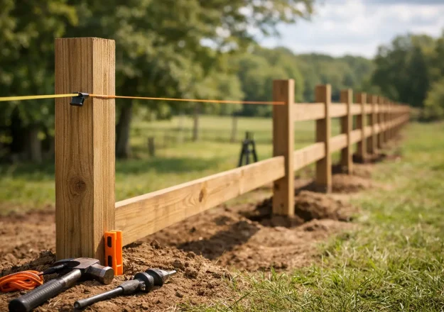 Your Practical Guide to Fence Post Spacing