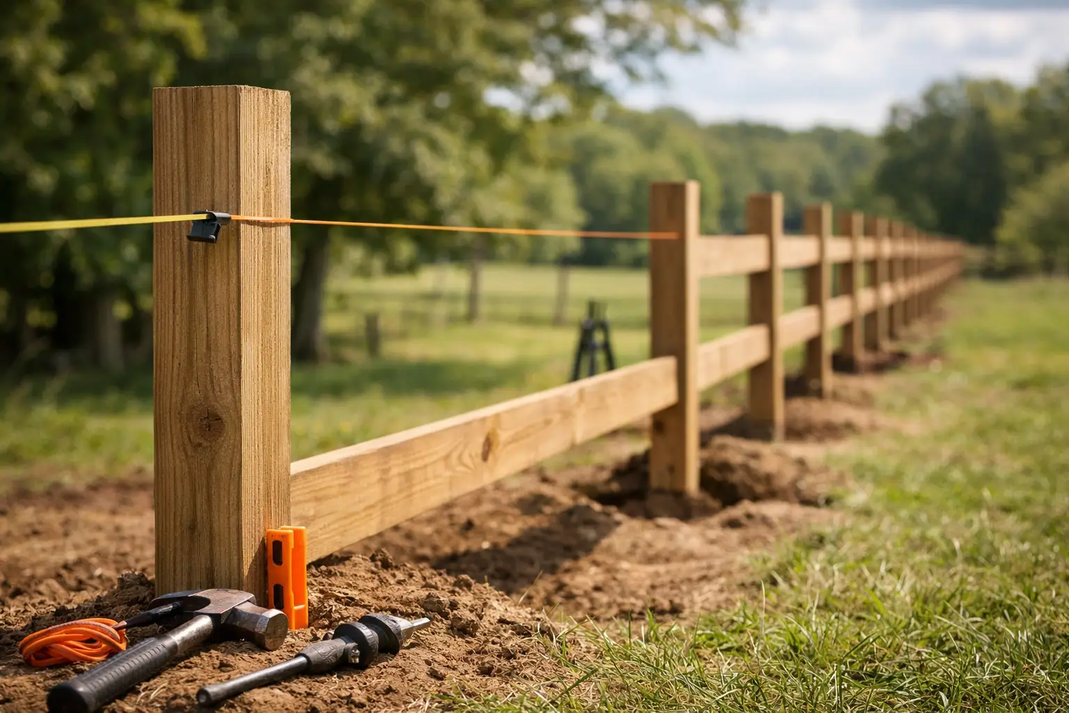 Your Practical Guide to Fence Post Spacing