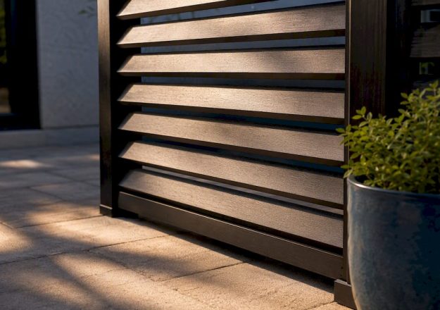 Louvered Privacy Fence: Avoid Staining Every 2–3 Years for Homeowners
