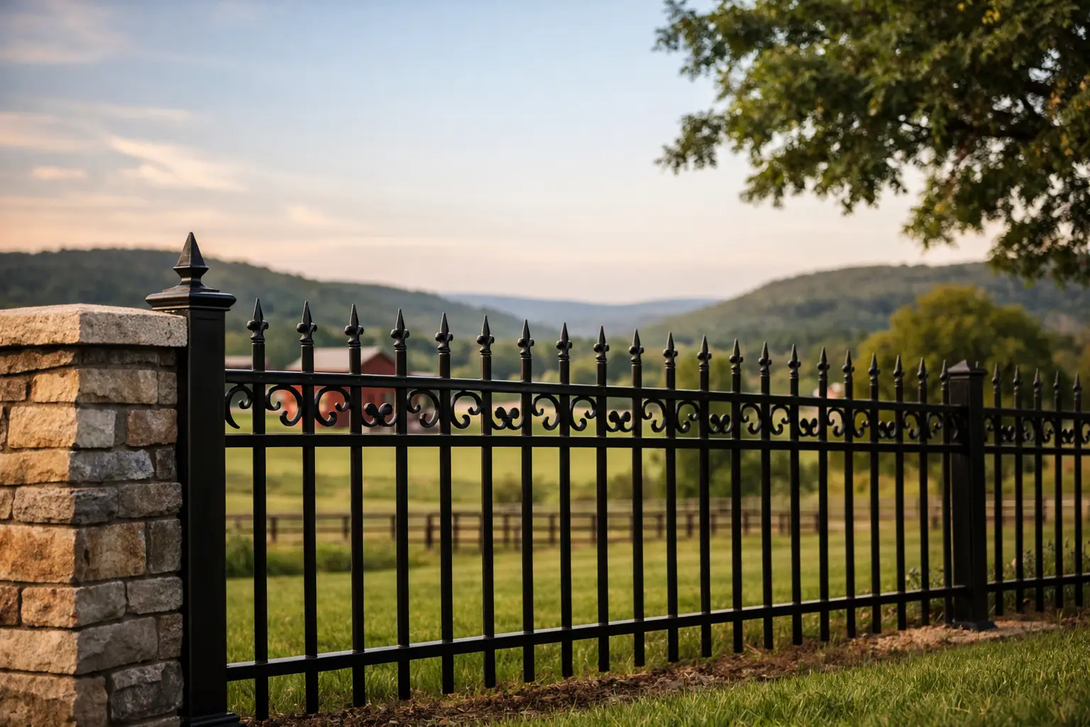 Custom Iron Fencing in Crawford County AR