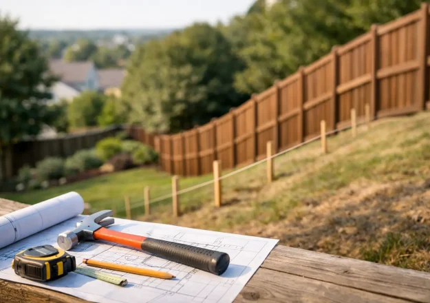 How to Plan Your Sloped Yard Fence Project