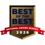 Best of the Best national award winner, 2026